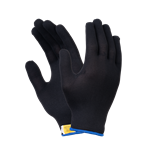 Перчатки нейлоновые Manipula Микрон MG-102 (TNY-25), арт.1417 черные 00501218476