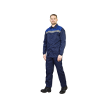 Костюм рабочий Восход, куртка+брюки, темно-синий+василек 00501452676