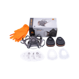 Комплект для защиты дыхания J-SET 5500Р: полумаска, фильтры, предфильтры, держатели 5500Р(К)-M