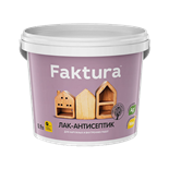 Лак-антисептик Faktura бесцветный 0,9 л 00501454109