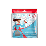 Салфетка из микрофибры LadyFly 30 х 30 см, 2 шт/уп (зеленый+темно-голубой) LF3030/250B2P14