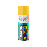 Эмаль аэрозольная универсальная желтая KUDO, 520 мл 00501453257