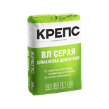 Шпаклевка цементная Крепс ВЛ серая, 20 кг OCA57