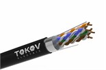 Кабель витая пара F/UTP 4х2х24AWG(0.51мм) кат.5E PE TOKOV PRO Fluke tested (м) TOKOV Eletrcic TKP-C05-F42-5E-305-OD 1980883