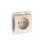 Розетка Glossa 16А без заземл. быстрозажим. клем. механизм беж. SE GSL000241S 1948587