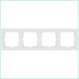 Рамка 4-м G-Classic бел. глянцевый Jasmart G1004W 1945084