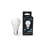Лампа светодиодная Black 10Вт A60 грушевидная 6500К холод. бел. E27 920лм GAUSS 102502310 1412540