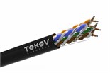 Кабель витая пара U/UTP 4х2х24 AWG кат.5E ССA PE TOKOV Light (м) TOKOV Eletrcic TKL-C06-U42CCA-5E-305-OD 1980885