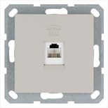 Розетка телефонная 1-м RJ11 механизм тауп JasmartG6101T 1945207