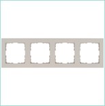 Рамка 4-м G-Classic тауп Jasmart G1004T 1945086