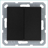 Переключатель проходной 2-кл. 10А IP20 механизм антрацит Jasmart G3022B 1945008