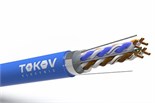 Кабель витая пара F/UTP 4х2х24AWG(0.57мм) кат.6 PVC TOKOV PRO Fluke tested (м) TOKOV Eletrcic TKP-C08-F/UTP-42-6-305 1980887