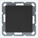 Выключатель 1-кл. 10А IP20 с подсветкой механизм антрацит Jasmart G3011NB 1944924