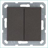 Переключатель проходной 2-кл. 10А IP20 механизм мокко Jasmart G3022Z 1945010