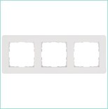 Рамка 3-м G-Flex бел. глянцевый Jasmart G1103W 1945067