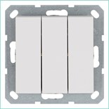 Выключатель 3-кл. 10А IP20 механизм бел. глянцевый Jasmart G3031W 1944943