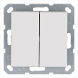 Переключатель перекрестный 2-кл. 10А IP20 механизм бел. глянцевый Jasmart G3014W 1944991