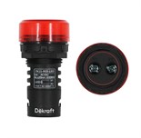 Лампа коммутационная ADDS ЛК-22 d22мм 24В AC/DC красн. LED DEKraft 25066DEK 1113524