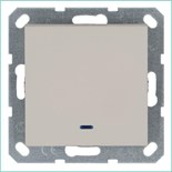 Выключатель 1-кл. 10А IP20 с подсветкой механизм тауп Jasmart G3011NT 1944927