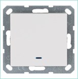 Выключатель 1-кл. 10А IP20 с подсветкой механизм бел. глянцевый Jasmart G3011NW 1944925