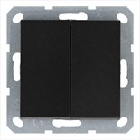 Переключатель перекрестный 2-кл. 10А IP20 механизм антрацит Jasmart G3014B 1944990