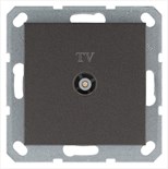 Розетка телевизионная оконечная TV Ф9.5мм механизм мокко Jasmart G6001Z 1945182