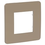 Рамка 1-м UNICA STUDIO песочн./бел. SchE NU280226 1239773