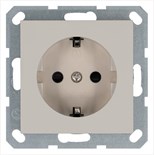 Розетка 1-м Shuko 16А IP20 с заземл. защ. шторки механизм тауп Jasmart G5501T 1945127
