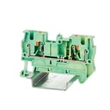 Клемма заземления зажим push-in 2 точки подключения 4кв.мм DKC VPR-4-PE-YG 1754578