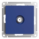 Розетка телевизионная проходная TV AtlasDesign 4дБ механизм аквамарин SE ATN001192 1712741