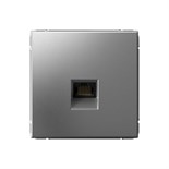 Розетка компьютерная ArtGallery RJ45 кат.5E механизм сталь SE GAL000983 1873201