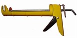 Пистолет для герметика 9" полукорпусной круглый шток желтый 26197 26197