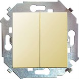 Выключатель 2-кл. СП Simon 15 16А IP20 винтов. зажим механизм сл. кость Simon 1591398-031 261161