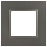 Рамка для розеток и выключателей ЭРА Elegance 14-5011-16 Classic на 1 пост титан Эра Б0065823 1952955