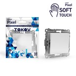 Переключатель проходной 1-кл. СП Pixel 10А IP20 механизм айс TOKOV ELECTRIC TKE-PX-P1-C34 1909859