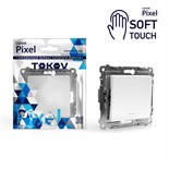 Выключатель 1-кл. СП Pixel 10А IP20 с индикатором механизм айс TOKOV ELECTRIC TKE-PX-V1I-C34 1909854