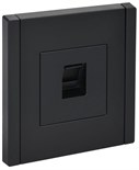 Розетка компьютерная RJ45 кат.5E FORTE&PIANO FP132 черн. IEK FP-K10-1-K02 1853214