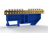Шина нулевая на DIN-изоляторе 6х9мм 14 отвер. латунь TOKOV ELECTRIC TKE-BCB-69-14-DIN/N 1855431