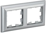 Рамка 2-м BRITE РУ-2-Бр алюм./алюм. IEK BR-M22-12-K47 1766138
