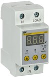 Реле напряжения РН-д 1ф 36мм 63А IEK IVR21-1-63 1700237