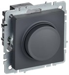 Светорегулятор СП BRITE пов-наж. 600Вт СС10-1-0-БрГ механизм графит IEK BR-D20-0600-K53 1701814
