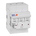 Выключатель автоматический модульный OptiDin BM63-3C20-4.5-УХЛ3 КЭАЗ 326813 1671055