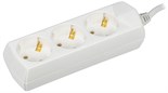 Удлинитель 3х1.5м с заземл. 10А IP20 У03 2P+PE 250В 3х1 GENERICA WYP10-10-03-D15-Z-G 1383716