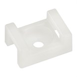 Площадка для крепления стяжки 22х16мм (ПС-2) бел. (уп.10шт) Rexant 07-2102-10 1258687