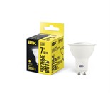 Лампа светодиодная ECO PAR16 софит 7Вт 230В 3000К GU10 IEK LLE-PAR16-7-230-30-GU10 459849
