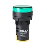 Лампа AD22DS(LED) матрица 22мм 230В зел. КЭАЗ 238693 429744