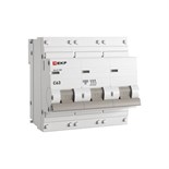 Выключатель автоматический модульный 3п C 63А 10кА ВА 47-100 PROxima EKF mcb47100-3-63C-pro 325975