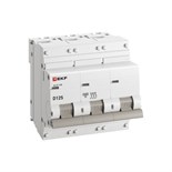 Выключатель автоматический модульный 3п D 125А 10кА ВА 47-100 PROxima EKF mcb47100-3-125D-pro 325925