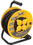 Удлинитель на катушке 4х40м с заземл. 16А IP44 Industrial plus УК40 3х1.5 термозащита IEK WKP15-16-04-40-44 280614