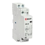 Контактор модульный КМ 20А NО+NC (1 мод.) EKF km-1-20-11 283840